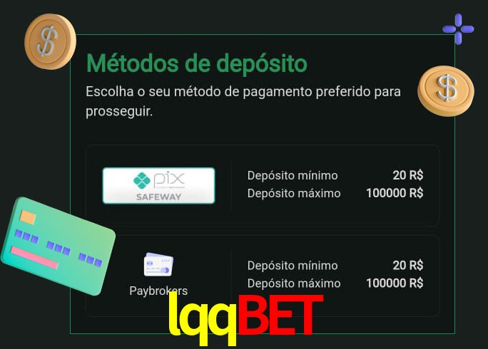 O cassino lqqbet oferece uma grande variedade de métodos de pagamento
